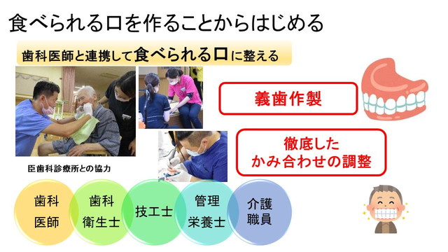 食べられる口を作ることからはじめる